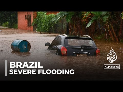 Video: Brazil floods: Governor warns of historic disaster in south