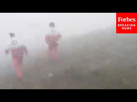 Video: Emergency Responders Arrive At Site Of Crashed Helicopter Carrying Iran’s President Ebrahim Raisi
