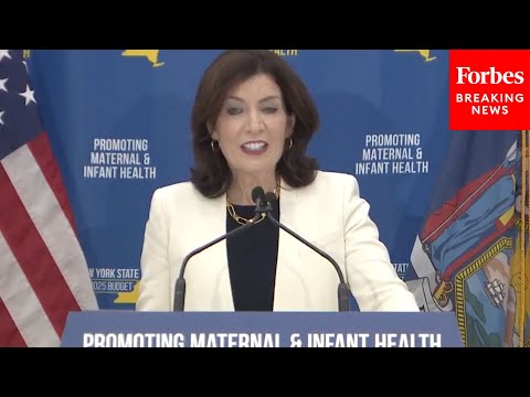Video: New York Gov. Kathy Hochul Discusses Initiative To Improve Maternal And Infant Health