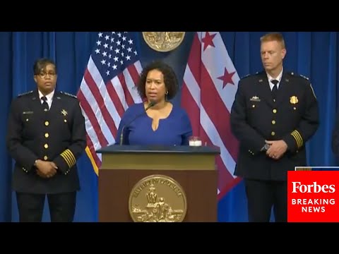 Video: BREAKING NEWS: D.C. Mayor Muriel Bowser Discusses GWU Protester Arrests Before Testifying To House