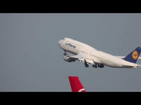 Video: Go Around Lufthansa B747-8  LH717 from Tokyo HND Runway 07R