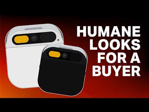 Video: Humane might be looking for a buyer after Ai Pin launch | TechCrunch Minute