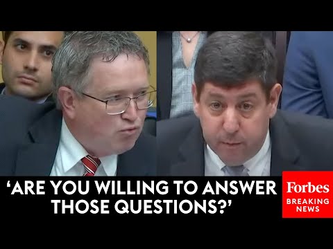 Video: BREAKING NEWS: Thomas Massie Demands Answers From ATF Director About Jan. 6 Pipe Bombs At DNC & RNC