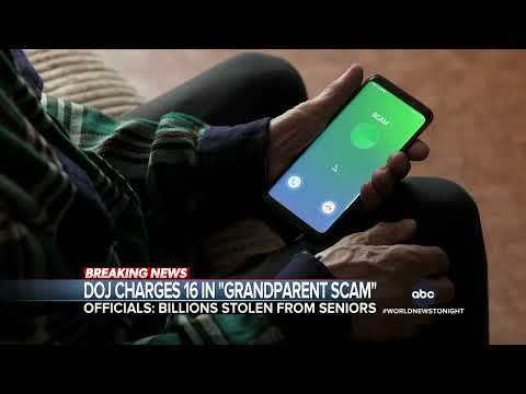 Video: 16 charged in ‘grandparent scam’
