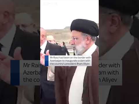 Video: Iran president Ebrahim Raisi pictured before helicopter crash