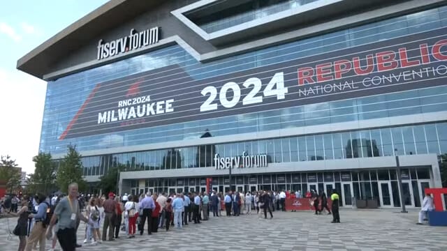WATCH LIVE: Delegates arrive at Republican National Convention in Milwaukee