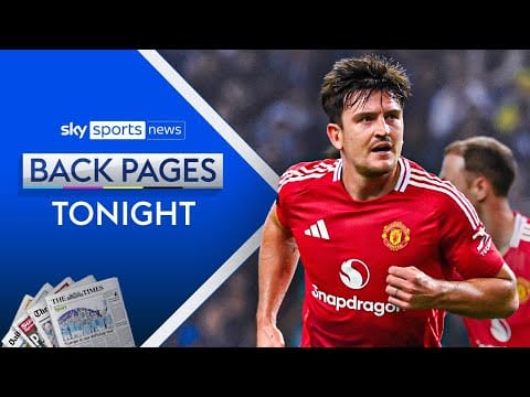 Video: Harry Maguire rescues point for 10-man Man Utd | Carsley’s England dilemma | Back Pages Tonight