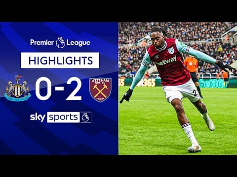 Video: Wan-Bissaka bags first Hammers goal as Magpies STUNNED | Newcastle 0-2 West Ham | PL Highlights