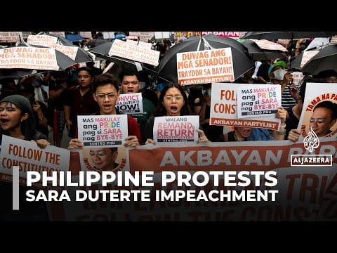 Video: Protesters flood Manila as Philippine Senate delays Sara Duterte impeachment trial