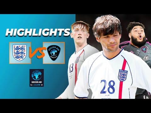 Video:  HIGHLIGHTS – Soccer Aid 2025 | England v World XI | Tomlinson, Zuu, Tevez, Ginge, Rooney & More!