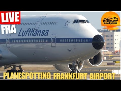 Video:  🔴Live after Work Planespotting Frankfurt Airport ☀️ 07 Betrieb #airplanes