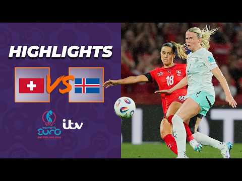 Video:  HIGHLIGHTS – Switzerland v Iceland | Can the hosts bounce back?! | UEFA Women’s EURO 2025