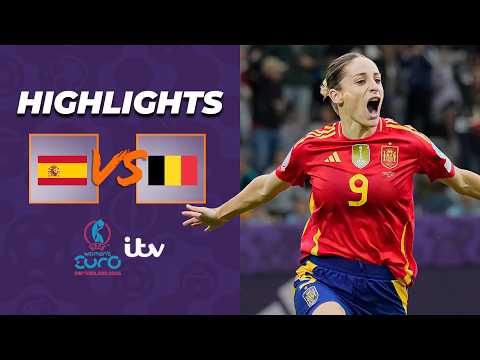 Video:  HIGHLIGHTS – Spain v Belgium | Absolute GOAL-fest! | UEFA Women’s EURO 2025