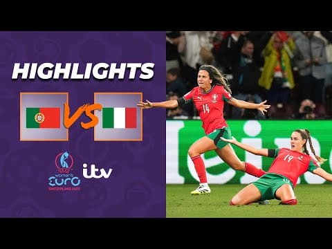 Video:  HIGHLIGHTS – Portugal v Italy | Red card and late goals! | UEFA Women’s EURO 2025