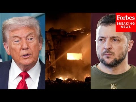 Video:  Zelensky Releases Video Ahead Of Meeting With Trump Showing Video From Latest Russian Attack