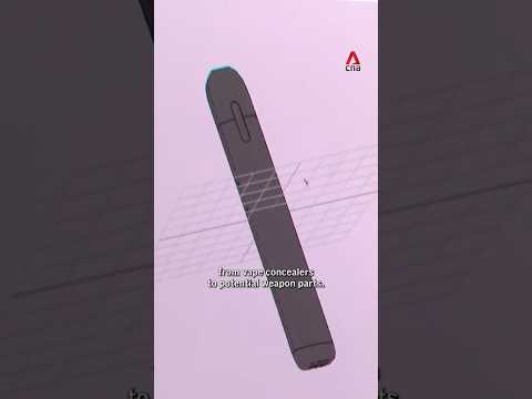 Video: 3D printing firms in Singapore receiving more requests for illegal weapon, vape parts