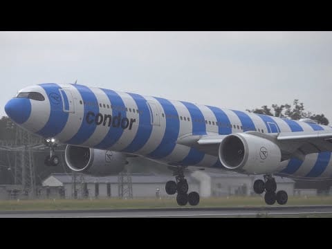 Video:  Planespotting an der Landebahn 25R Frankfurt Airport
