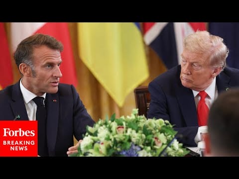 Video:  French President Macron To Trump: ‘You Can Count On Us’ To Deliver ‘Robust Peace’ For Ukraine, EU