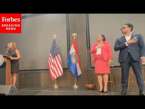 Video:  National Anthem Interrupted By Shouts Of ‘Free Palestine’ At Wesley Bell’s Town Hall