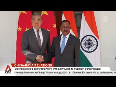 Video: China says it is looking to work with India to maintain border peace