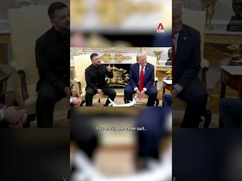 Video: Reporter compliments Zelenskyy on his suit