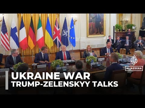 Video: Trump, Zelenskyy, EU leaders split over Ukraine ceasefire at White House