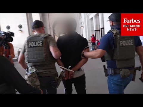 Video:  Protester Arrested At D.C.’s Union Station As National Guard Take To Streets For Crackdown On Crime