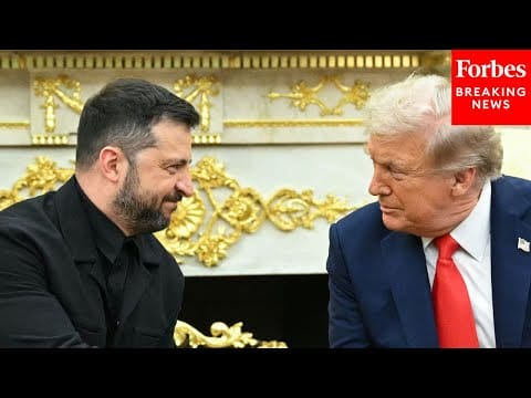 Video:  Zelensky Asked If A Guarantee Of American Troops Would Be Needed To Achieve A Peace Deal