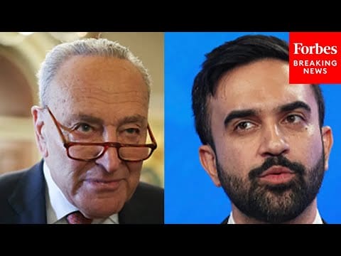 Video:  ‘We Met Yesterday’: Chuck Schumer Discusses ‘Good Meeting’ With Zohran Mamdani