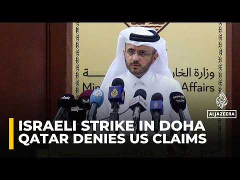 Video: Qatar denies White House claims that US informed Doha about Israeli strikes