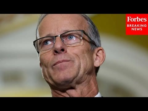 Video:  Thune Reacts To Jaw-Dropping Job Growth Revision By BLS