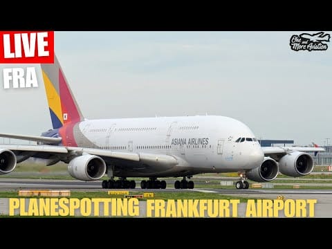 Video:  🔴Live After Work Planespotting Action Frankfurt #airplanes