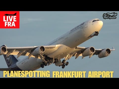 Video:  🔴Live After Work Planespotting Frankfurt Airport 🛫 Hello again👋 #airplanes