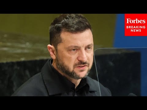 Video:  Zelensky Says ‘International Law Doesn’t Work Fully Unless You Have Powerful Friends’ In UNGA Speech