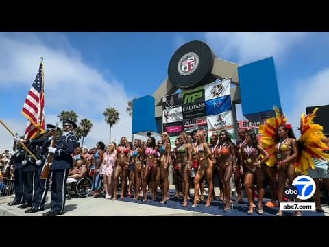 Video: Rapper Lil Jon competes at Labor Day Muscle Beach Championships ...