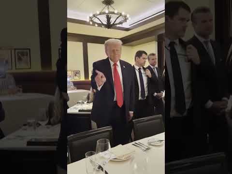 Video: Pro-Palestinian protesters heckle Trump at restaurant | REUTERS