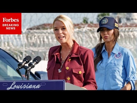 Video:  Pam Bondi Visits ‘Louisiana Lockup’—New ICE Detainment Facility For Illegal Immigrants