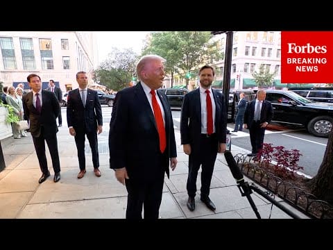 Video:  FULL GAGGLE: President Trump Takes Questions From Reporters Upon Arrival At Joe’s Seafood In D.C.