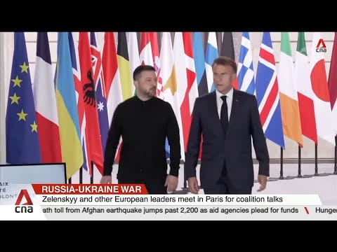 Video: Ukraine’s Zelenskyy meets Western allies in Paris for ‘Coalition of the Willing’ talks