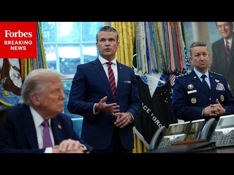 Video:  Chairman Of The Joint Chiefs Gen. Dan Caine Joints Trump, Hegseth For ‘Department Of War’ Renaming