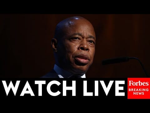 Video:  WATCH LIVE: New York City Mayor Eric Adams Makes Campaign Announcement