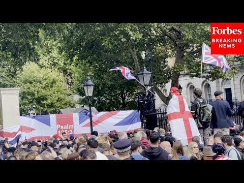 Video:  JUST IN: Vigil Held For Charlie Kirk Outside The Prime Minister’s Office In London, England
