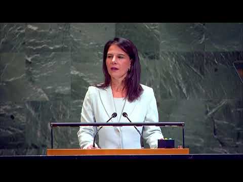 Video: LIVE: Germany’s Baerbock opens UN General Assembly in New York