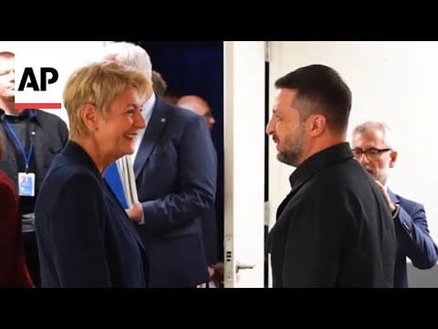 Video: Zelenskyy meets with Switzerland’s president during UN General Assembly