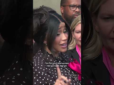Video: ⚖️California jury clears pop star Cardi B from assault allegations | REUTERS