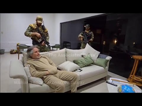 Video: Alleged leader of violent cartel in Mexico’s Tabasco state arrested in Paraguay