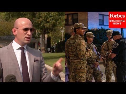 Video:  Stephen Miller: ‘We’re Just Getting Started’ With D.C. Crime Crackdown