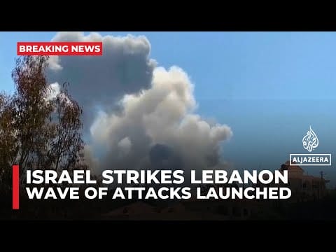 Video: Israeli army begins striking ‘Hezbollah military sites’ across southern Lebanon