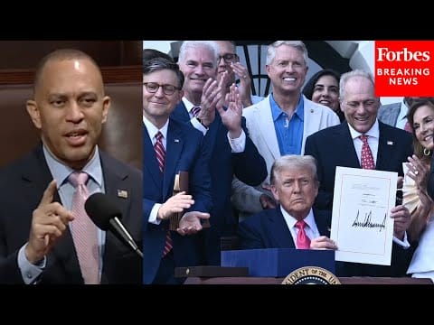 Video:  ‘Assault On The Social Safety Net’: Hakeem Jeffries Tears Into Trump And GOP Over Big Beautiful Bill
