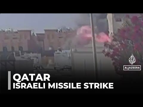 Video: Hamas leaders attacked in Qatar: Israeli missiles hit residential area of Doha